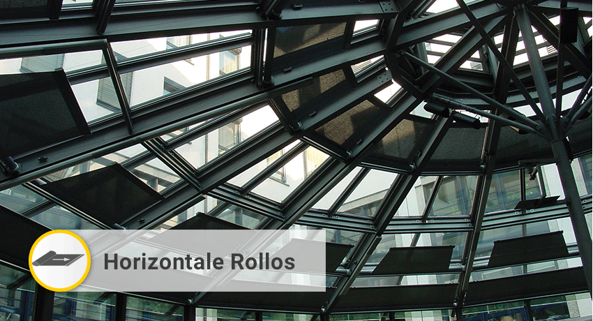 Horizontale Rollos Kategorie-Banner